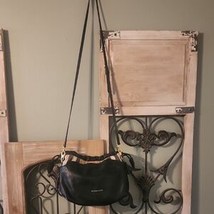 Burberry Black Leather Shoulder Bag